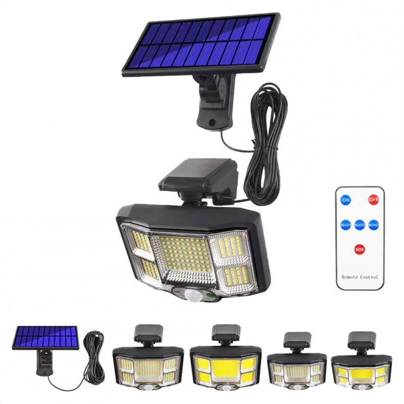 Solar Lights |   Wholesale Solar Wall Light With Remote Control 192LED/192COB Motion Sensor Outdoor Waterproof Split Solar Flood Lights For Garden Patio Yard Garage 96COB split type LED Lighting 96COB split type