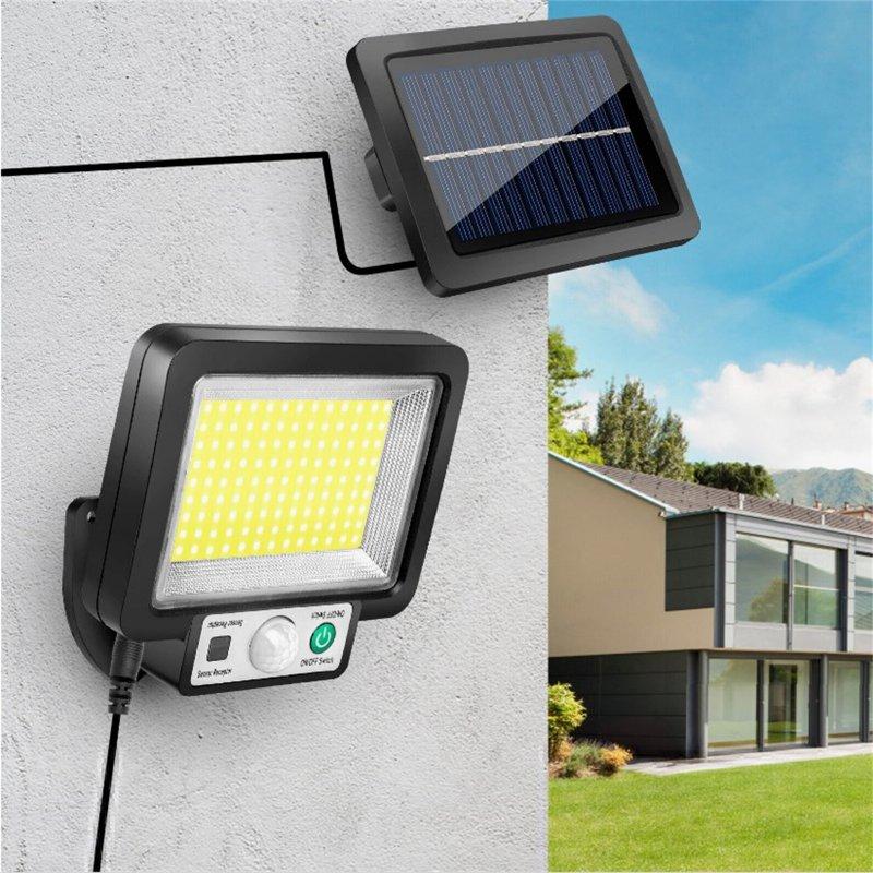 Solar Lights |   Wholesale Solar Wall Lights 117COB Outdoor Solar Powered IP65 Waterproof 3 Modes Wall Lamp For Garden Porch Patio Yard JX-F117 LED Lighting JX-F117