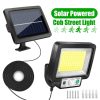 Solar Lights |   Wholesale Solar Wall Lights 117COB Outdoor Solar Powered IP65 Waterproof 3 Modes Wall Lamp For Garden Porch Patio Yard JX-F117 LED Lighting JX-F117