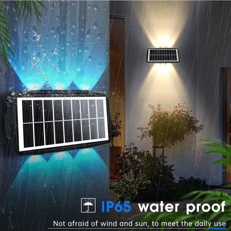 Solar Lights |   Wholesale Solar Wall Lights IP65 Waterproof Auto ON/Off Garden Step Stair Lights RGB White/Warm White Outdoor Solar Light 4LED [colorful] LED Lighting 4LED [colorful]