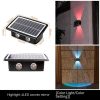 Solar Lights |   Wholesale Solar Wall Lights IP65 Waterproof Auto ON/Off Garden Step Stair Lights RGB White/Warm White Outdoor Solar Light 4LED [white light + warm light LED Lighting 4LED [white light + warm light