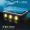 Solar Lights |   Wholesale Solar Wall Lights IP65 Waterproof Auto ON/Off Garden Step Stair Lights RGB White/Warm White Outdoor Solar Light 4LED [white light + warm light LED Lighting 4LED [white light + warm light