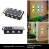 Solar Lights |   Wholesale Solar Wall Lights IP65 Waterproof Auto ON/Off Garden Step Stair Lights RGB White/Warm White Outdoor Solar Light 4LED [white light + warm light LED Lighting 4LED [white light + warm light