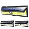 Solar Lights |   Wholesale Solar Wall Lights with Remote Control 280 Degree Wide Angle 3 Lighting Modes Motion Sensor Spotlights LED Lighting 180COB