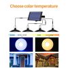 Solar Lights |   Wholesale Split Led Solar Light With Remote Control Outdoor High Brightness Adjustable Waterproof Wall Lamp For Garden Street double remote control (warm) LED Lighting Double remote control (warm)