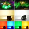 Special LED Lights |   Wholesale 10w/ 20w/ 30w RGB Flood  Light Ultra-thin Waterproof Colorful Floodlights Portable Outdoor Camping Parties Emergency Lights LED Lighting 30W RGB