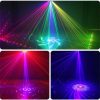 Special LED Lights |   Wholesale 9 Eyes RGB Party Lights Stage Light LED DJ Lights Pattern Strobe Lights For Parties Live Show Xmas Club Bar Dancing EU plug LED Lighting EU plug