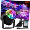 Special LED Lights |   Wholesale Led Disco  Ball  Light, 15 Colors Sound Activated Party Light With Remote Control, Colorful Lighting Lamp For Family Gatherings Dance Halls 15 colors black LED Lighting 15 colors black