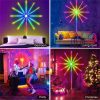 Special LED Lights |   Wholesale Led Fireworks Lights With Remote & APP Control 24 Modes 3 Music Modes High Brightness Firework Launch Effect Led Lights Strip 10 x 0.3m+1 x 1m 94-light LED Lighting 10 x 0.3m+1 x 1m 94-light