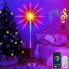 Special LED Lights |   Wholesale Led Fireworks Lights With Remote & APP Control 24 Modes 3 Music Modes High Brightness Firework Launch Effect Led Lights Strip 10 x 0.3m+1 x 1m 94-light LED Lighting 10 x 0.3m+1 x 1m 94-light