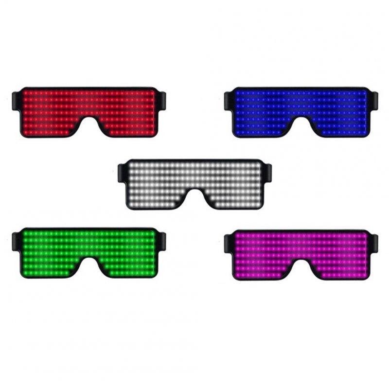 Special LED Lights |   Wholesale Led  Luminous  Glasses 8 Kinds Dynamic Patterns Usb Charging 3 Flashing Modes Bar Disco Christmas Party Light-up Decorative Glasses White light LED Lighting Special LED Lights