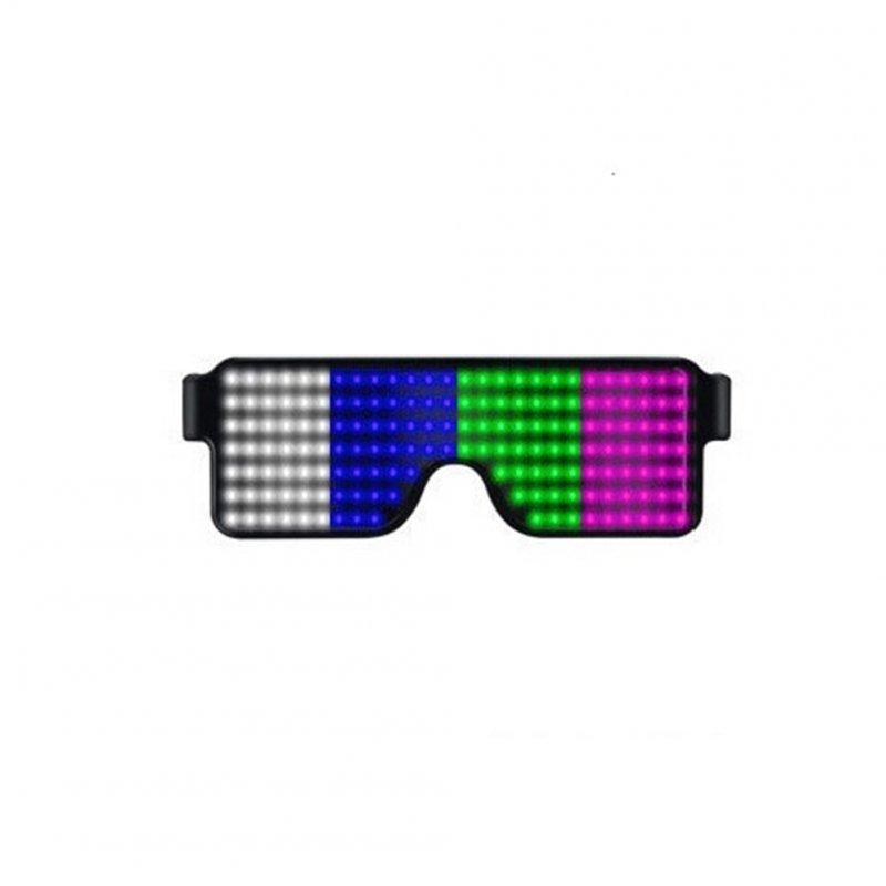 Special LED Lights |   Wholesale Led  Luminous  Glasses 8 Kinds Dynamic Patterns Usb Charging 3 Flashing Modes Bar Disco Christmas Party Light-up Decorative Glasses White light LED Lighting Special LED Lights