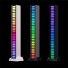 Special LED Lights |   Wholesale Metal Led Symphony Rhythm  Light Rgb Sound Control Atmosphere Strip Lamp Stress Relief Desktop Party Decoration (usb Charging) Black rechargeable LED Lighting Black rechargeable