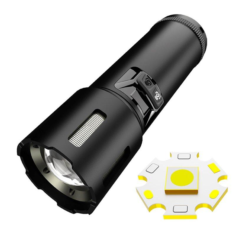 LED Flashlights |   Wholesale 30W LED Flashlight Digital Power Display 6600mA Telescopic Zoom Super Bright Powerful Flash Light IPX4 Waterproof F441 LED Flashlights F441