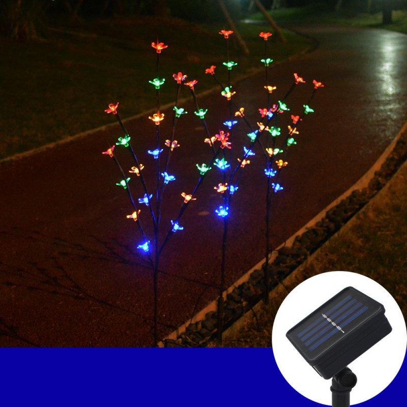 Solar Lights |   Wholesale 3 in 1 Solar Lamp Cherry Tree Shape LED Decoration Garden Lawn Light color LED Lighting Color