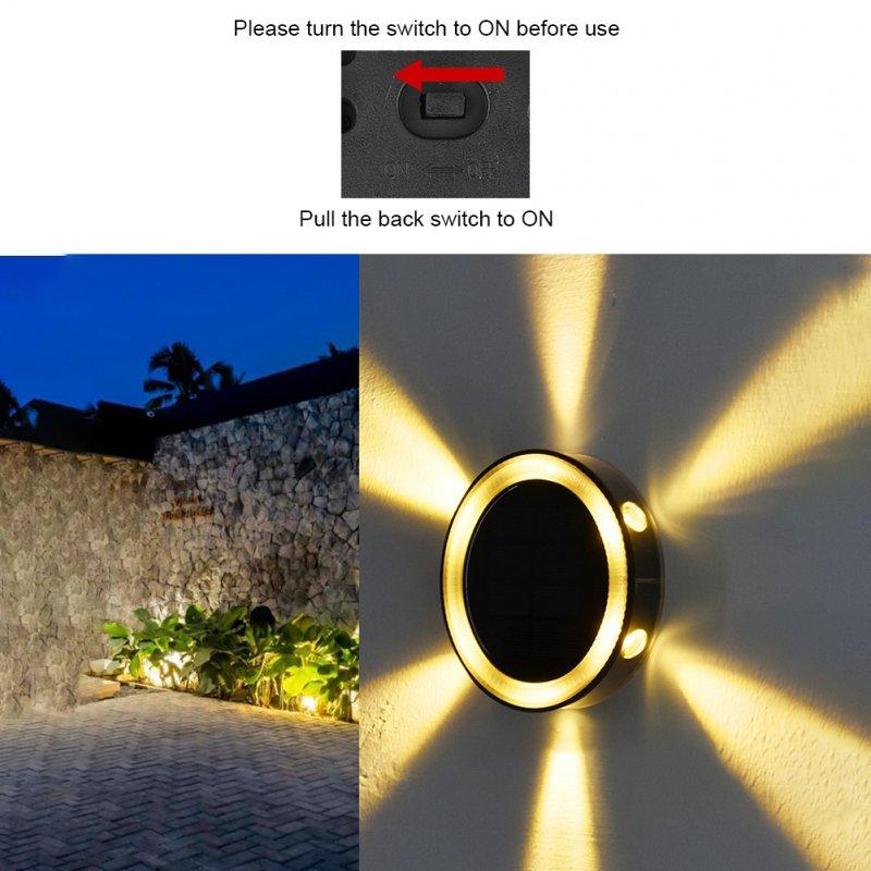 Solar Lights |   Wholesale 4PCS Solar Ground Lights 6LED Waterproof Solar Garden Lights Bright In-Ground Lights Landscape Lights For Pathway Yard Deck Lawn Patio solar wall light LED Lighting Solar Lights