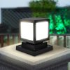 Solar Lights |   Wholesale Solar Light Post, Solar Fence Post Cap Lights With 2 Light Modes, IP65 Waterproof, 350LM, 180 ° Beam Angle Outdoor Square Street Lamp For Garden, Patio warm light LED Lighting Solar Lights