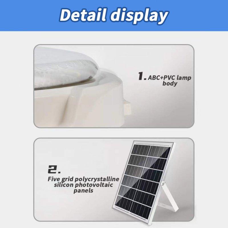 Solar Lights |   Wholesale Solar Lights Indoor Home Intelligent Solar Ceiling Light With Remote, 30/50/100/200 Rated Power, Outdoor Solar Shed Light For Barn, Porch, Patio, Carpot 100W120 strains LED Lighting 100W120 strains