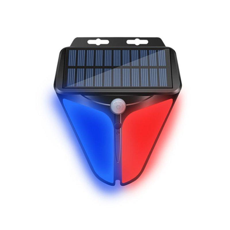 Solar Lights |   Wholesale Solar Warning Light Human Body Sensor For Orchards Ranches Fish Ponds Factories Courtyards Villas Warehouses black LED Lighting Black