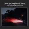 Headlamps |   Wholesale Headlamp 45° Angle Adjustable USB Rechargeable Headlight With Inductive Switch IPX4 Waterproof LED Head Lamp For Outdoor Camping black Headlamps Black