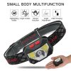 Headlamps |   Wholesale Powerful Mini Led Headlamp Multifunctional Lightweight Cob Flashlight Torch Headlight For Camping Fishing W826A Headlamps Headlamps