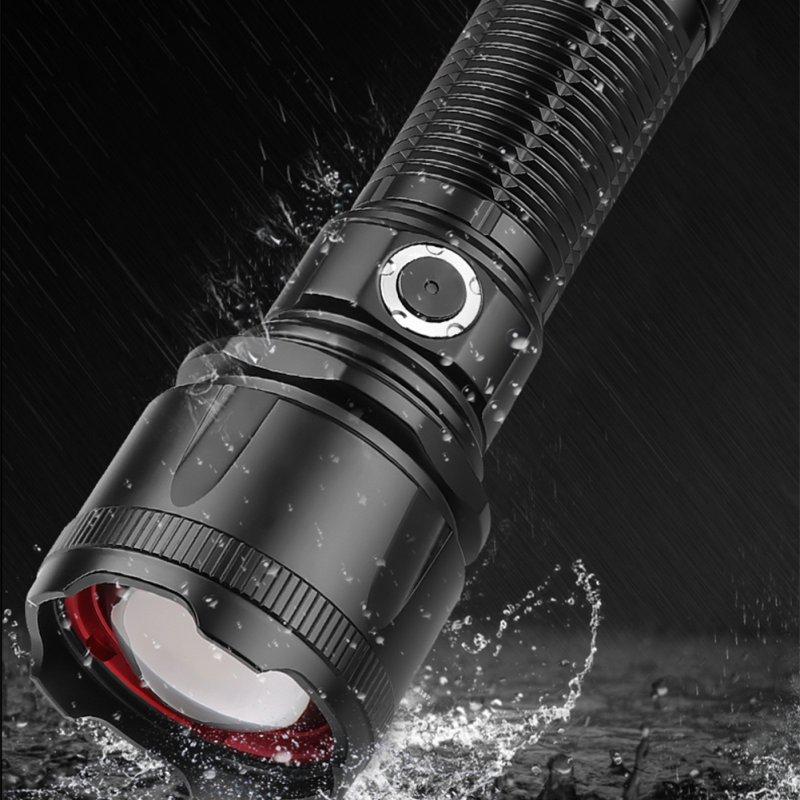 LED Flashlights |   Wholesale 30w Led Mini Flashlight Telescopic Zoom Super Bright Aluminum Alloy Outdoor Strong Light Cob Work Light Xhp160 P360 flashlight LED Flashlights LED Flashlights