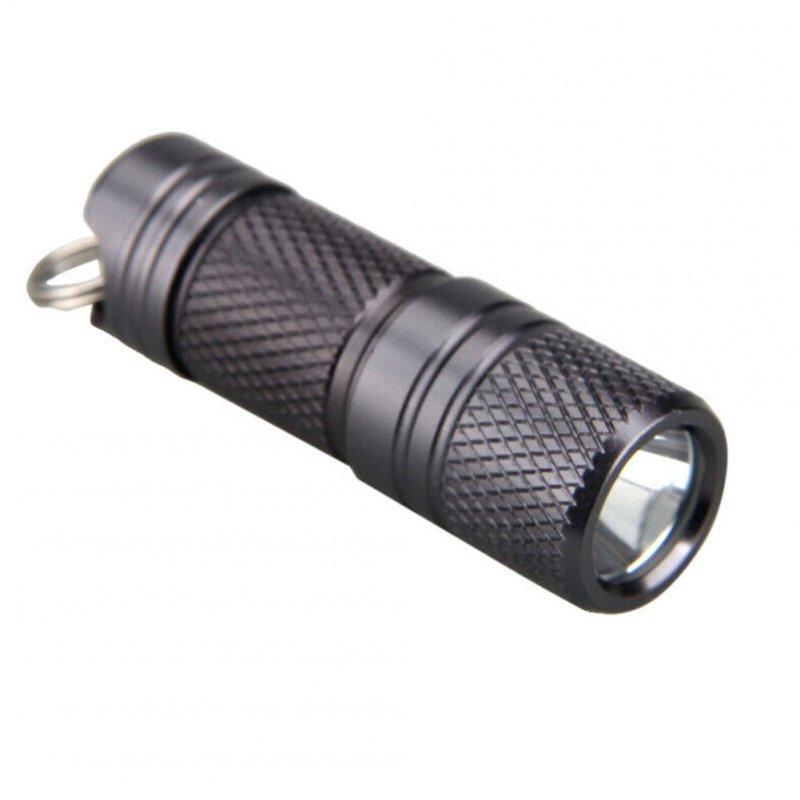 LED Flashlights |   Wholesale Aluminum Alloy Rechargeable Mini  Flashlight, 100 Lumens Usb Powered Keychain Torch Light, Outdoor Emergency Lighting Lamp Black LED Flashlights Black