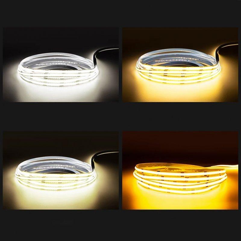 LED Strip Lights |   Wholesale 0.9w 5 Meter LED COB Strip Lights With Strong Adhesive Super Bright Energy Saving High Density Linear Lighting Under Cabinet Lights green light LED Lighting Green light