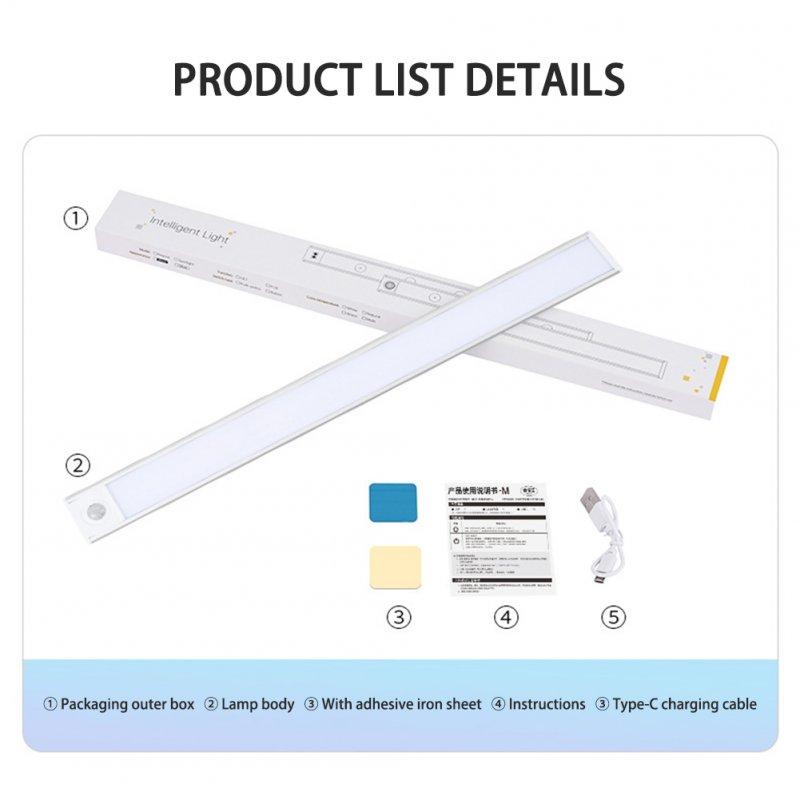 Smart Lighting |   Wholesale 74 LED Under Cabinet Lights Larger Capacity Rechargeable Batteries Ultra Thin Aluminum Alloy Larger Capacity black 40CM LED Lighting Black + 40CM