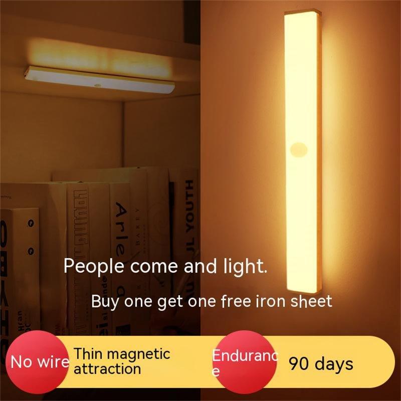 Smart Lighting |   Wholesale Led Intelligent Human Body Sensor Lamp With Strong Magnetic 120 Degree Dimming Usb Charging Night Light 500mm sensor light LED Lighting 500mm sensor light