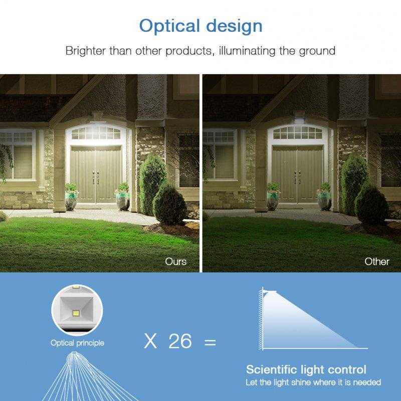 Smart Lighting |   Wholesale Led Solar Wall Lamp 360 Degree Rotatable Outdoor Waterproof Garden Lights with Pir Motion Sensor LED Lighting 1pc/pack