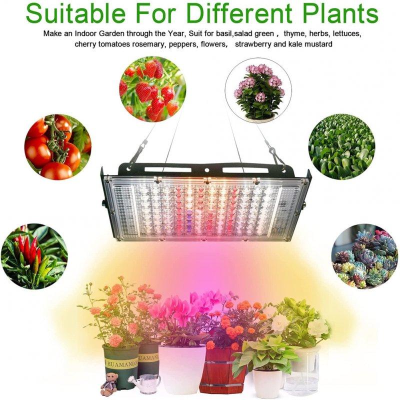 LED Grow Lights |   Wholesale 100w Led Grow Light With Plug Plant Growing Lamp Promoting Plant Growth For Greenhouse Hydroponic Flower Seeds EU plug LED Grow Lights EU plug