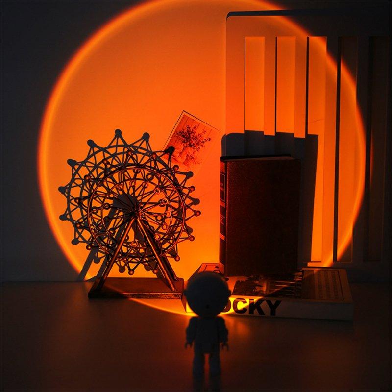 LED Night Lights |   Wholesale Astronaut Shape Sunset Projector Lamp Night Light Stepless Dimming Led Light For Bedroom Decoration Sunset red LED Lighting LED Night Lights