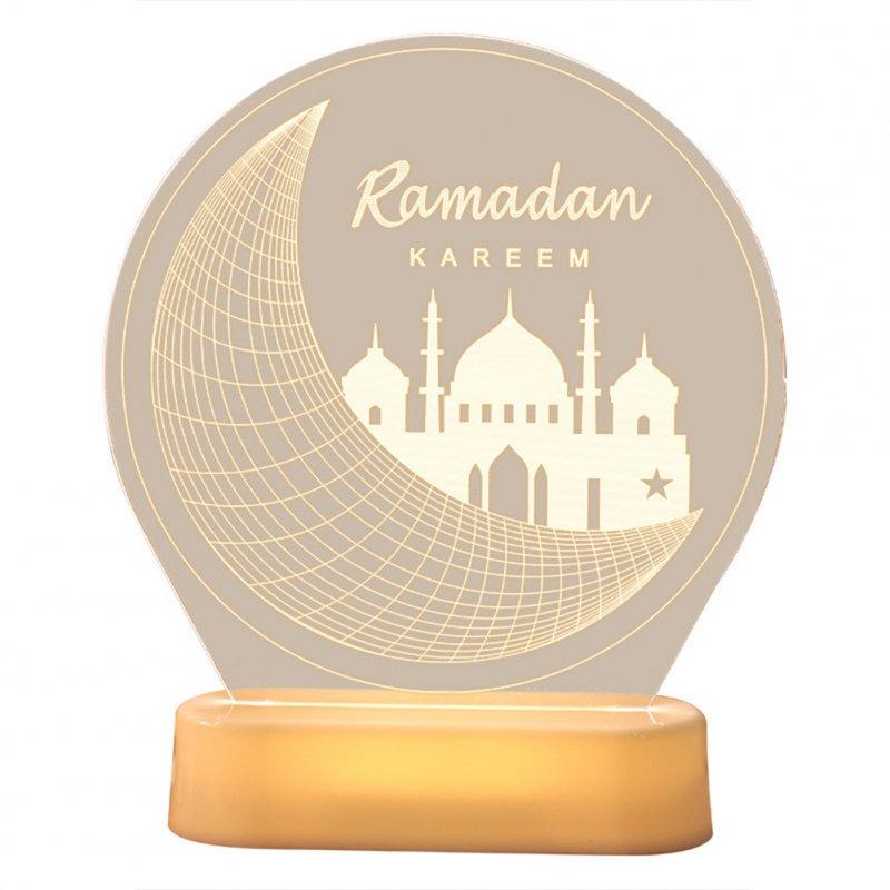 LED Night Lights |   Wholesale Portable Led Decorative Lights Eid Mubarak Night Light Ramadan Festival Decoration LED Lighting LED Night Lights