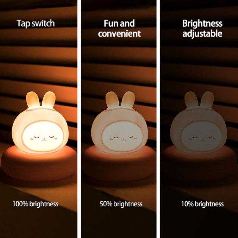 LED Night Lights |   Wholesale 3w Cartoon Silicone Led Night Light USB Rechargeable Bedroom Bedside Lamps Christmas Gift For Girls Boys duck 3W LED Lighting Duck + 3W