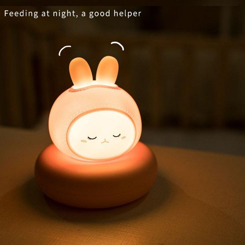 LED Night Lights |   Wholesale 3w Cartoon Silicone Led Night Light USB Rechargeable Bedroom Bedside Lamps Christmas Gift For Girls Boys duck 3W LED Lighting Duck + 3W