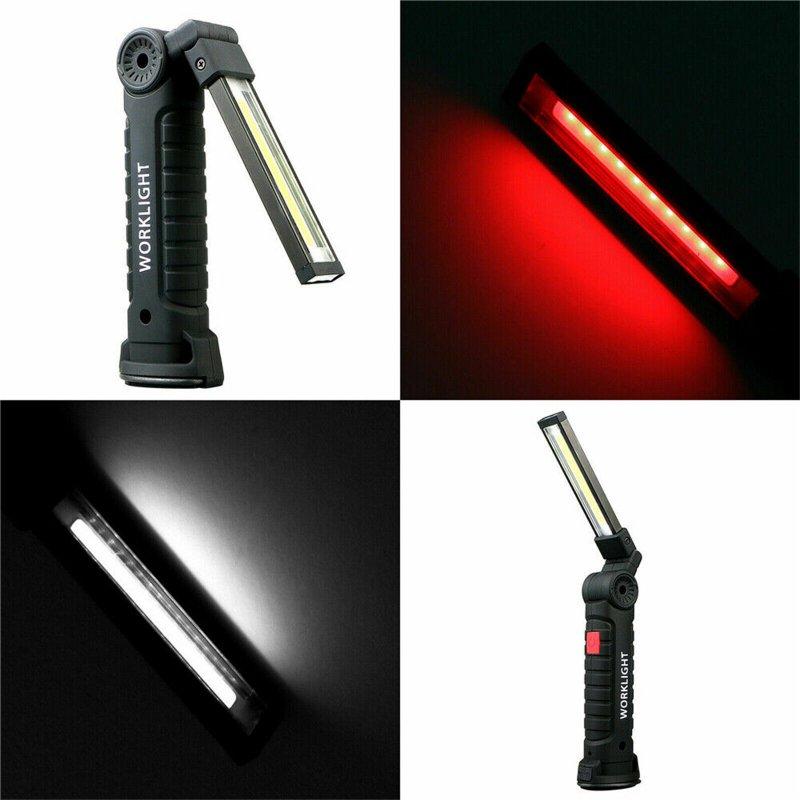 LED Night Lights |   Wholesale Cob Led Work Light Super-Bright Usb Rechargeable Torch Flashlight Non-slip Folding 360-degree Rotation Torch Lamp LED Lighting BL-W52 large