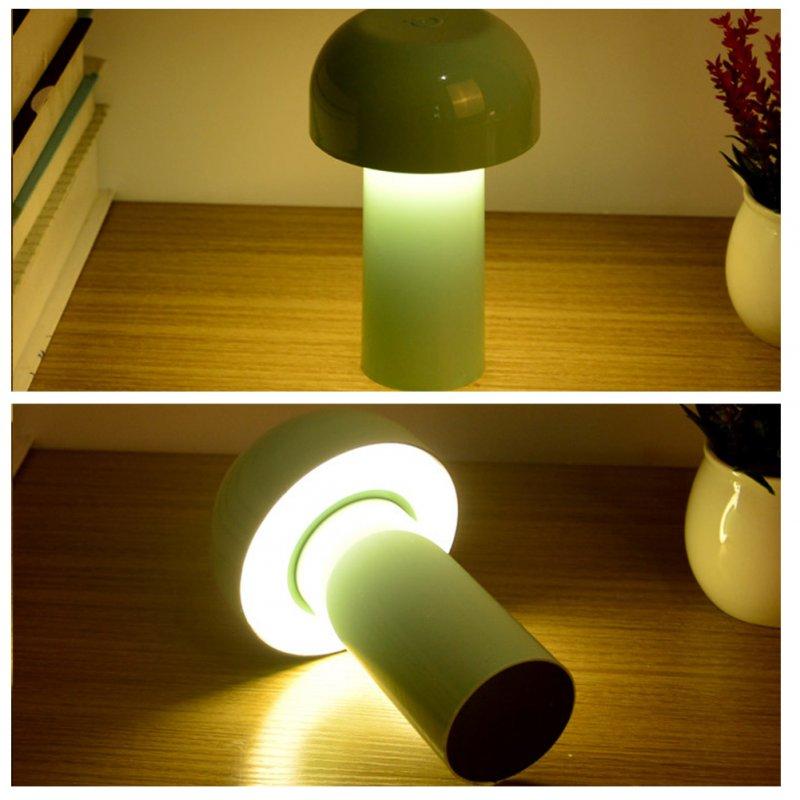 LED Night Lights |   Wholesale Mushroom Table Lamp Portable Rechargeable Stepless Dimming Night Light Baby Feeding Night Lights Green LED Lighting Green