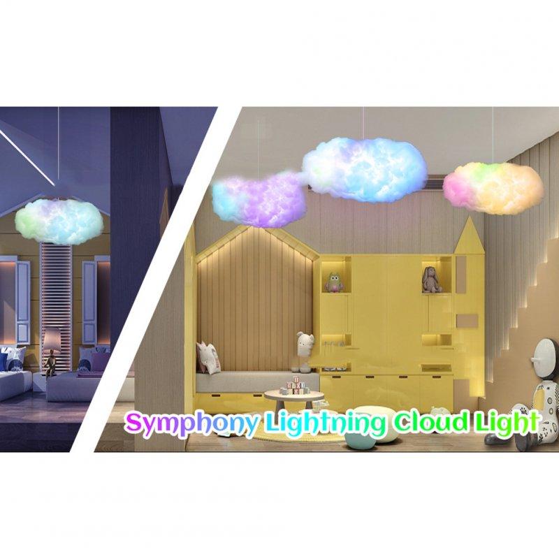 LED Night Lights |   Wholesale RGB Led Colorful Cloud Light Kit with Remote Control Usb Powered Adjustable Brightness LED Lighting LED Night Lights