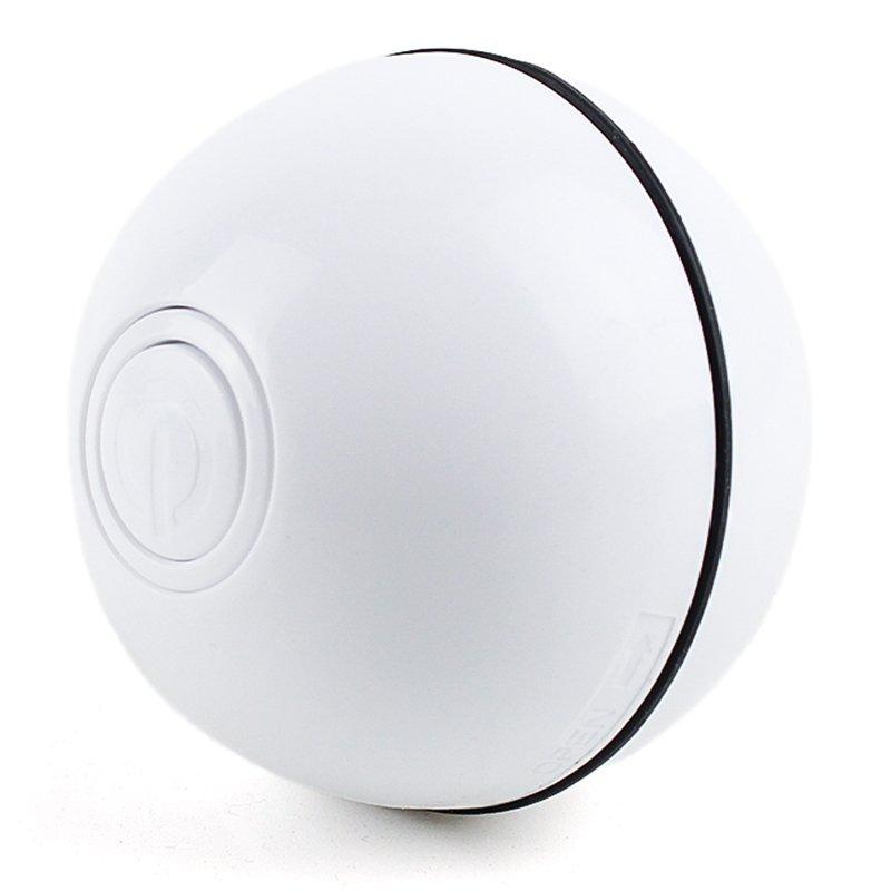 Special LED Lights |   Wholesale Interactive Cat Toy Ball Usb Rechargeable Automatic Rotating Electronic Pet Toy Rechargeable white_Approximately 6.4cm in diameter LED Lighting Rechargeable white + Approximately 6.4cm in diameter